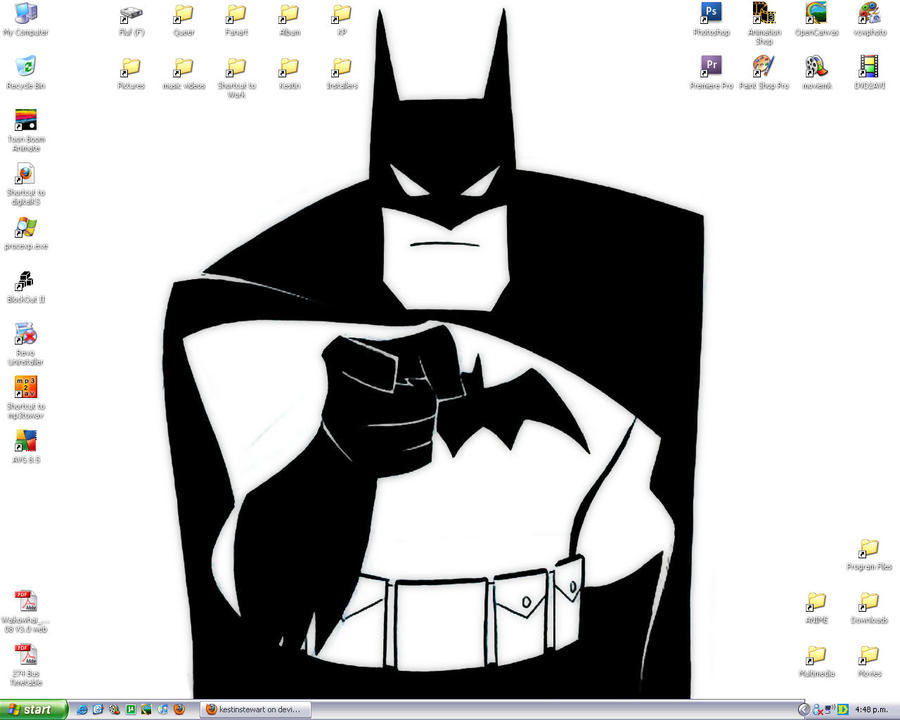 Batman Computer View Batman Desktop by kestinstewart on DeviantArt