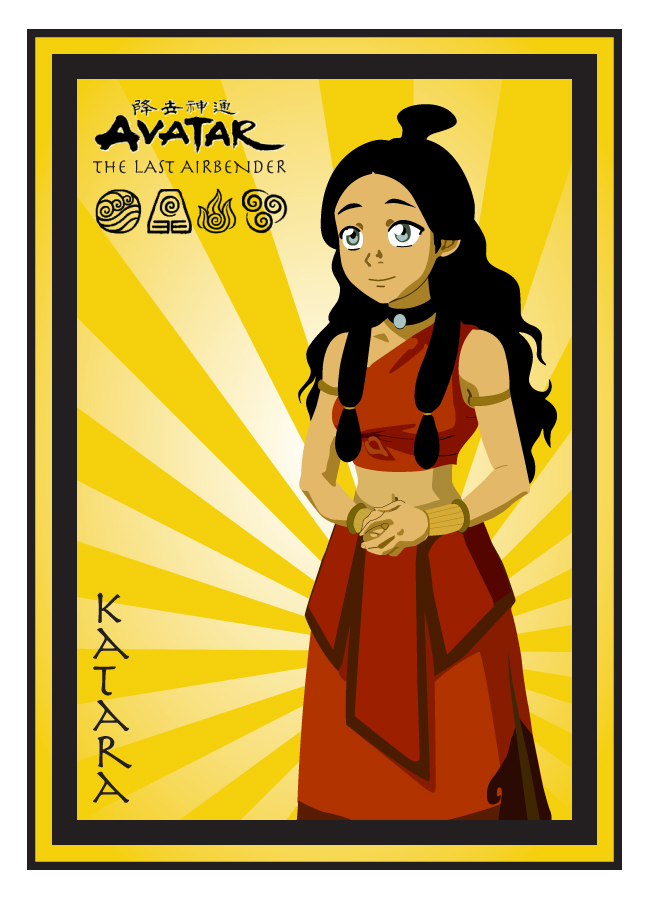 Katara in Fire Nation Dress