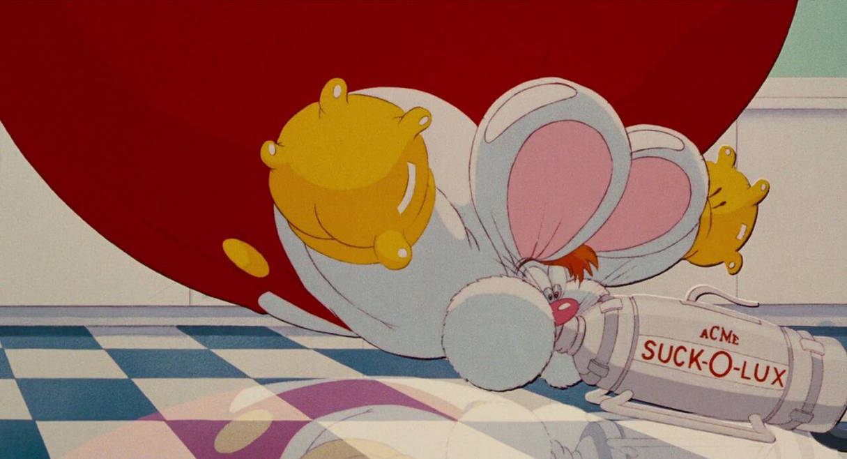 Roger Rabbit Deflating Scene Roger Rabbit Inflation by GreatKitty2000 on DeviantArt