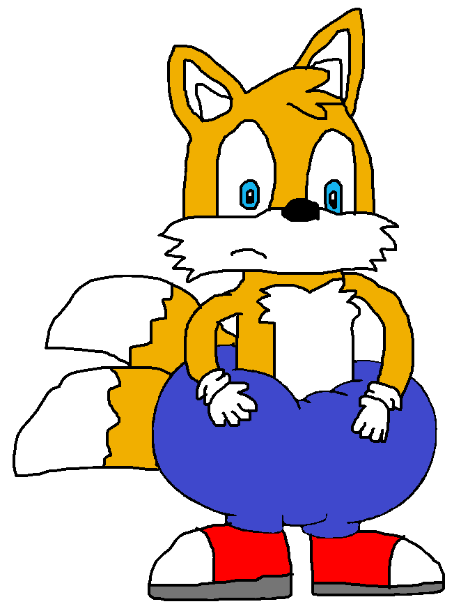 Tails Pants Inflation by GreatKitty2000 on DeviantArt