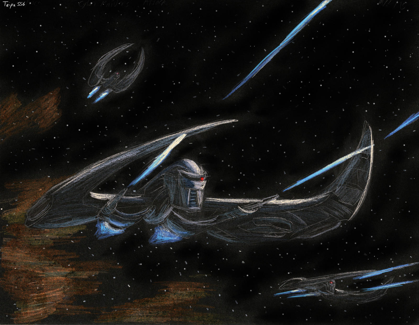 Cylon Attack by Taipu556 on DeviantArt