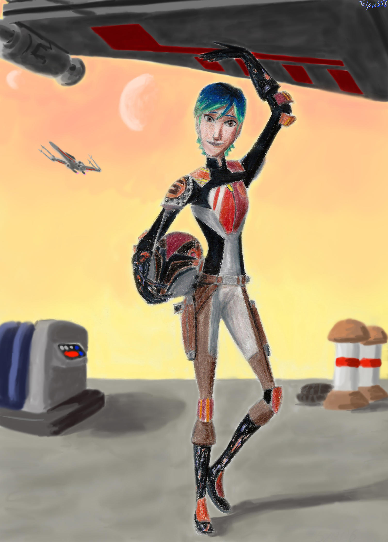 Sabine Robotization Deviantart Sabine the Rebel by Taipu556 on DeviantArt