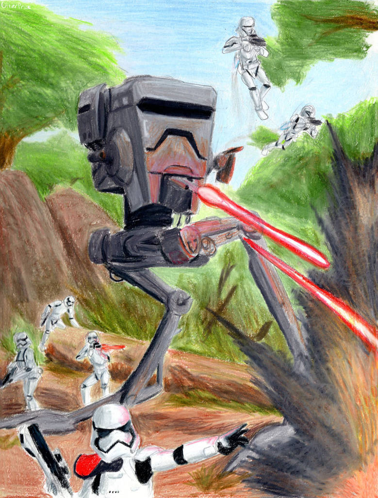 First Order AT-ST by Taipu556 on DeviantArt
