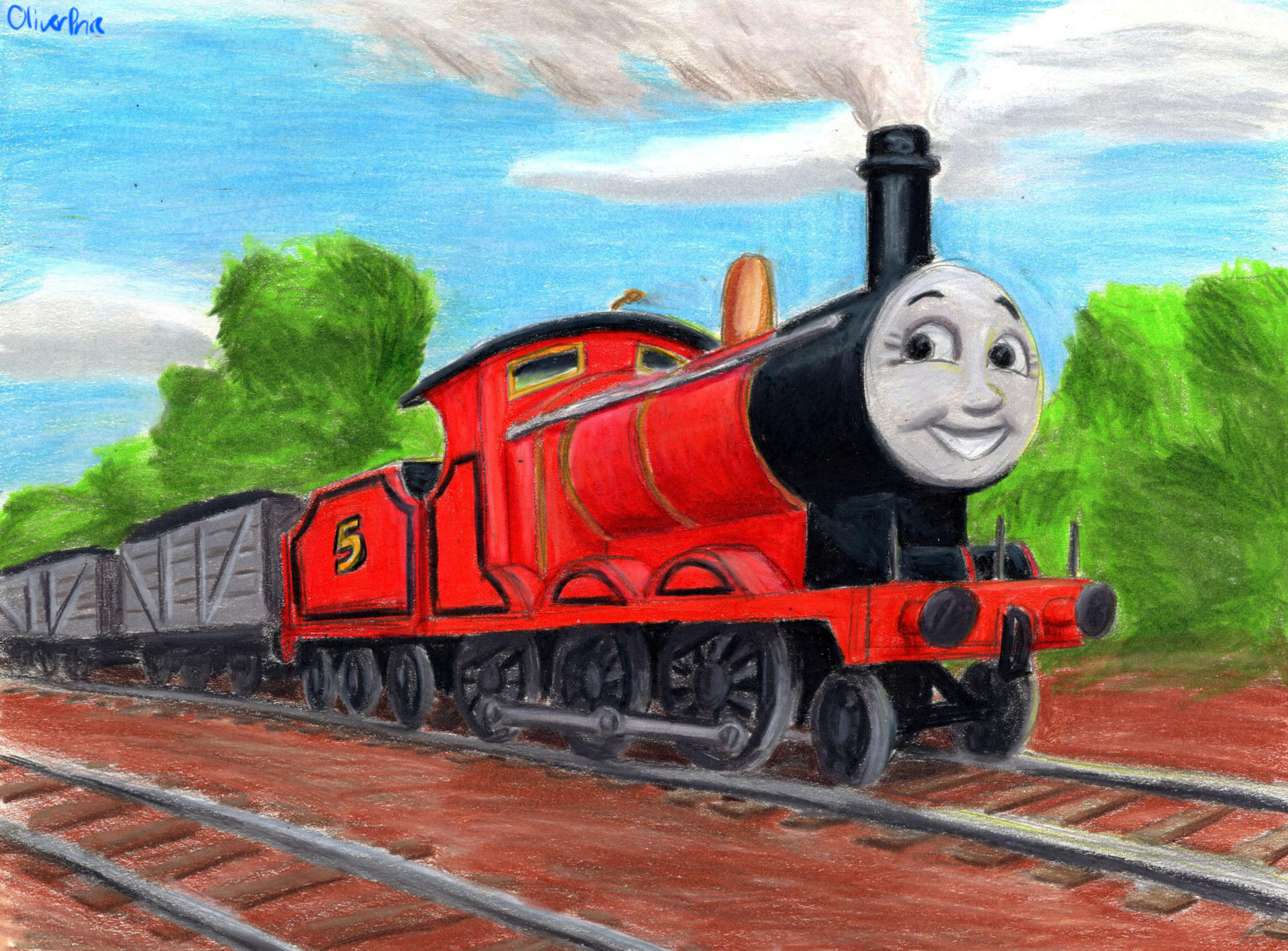 James the Red Engine by Taipu556 on DeviantArt