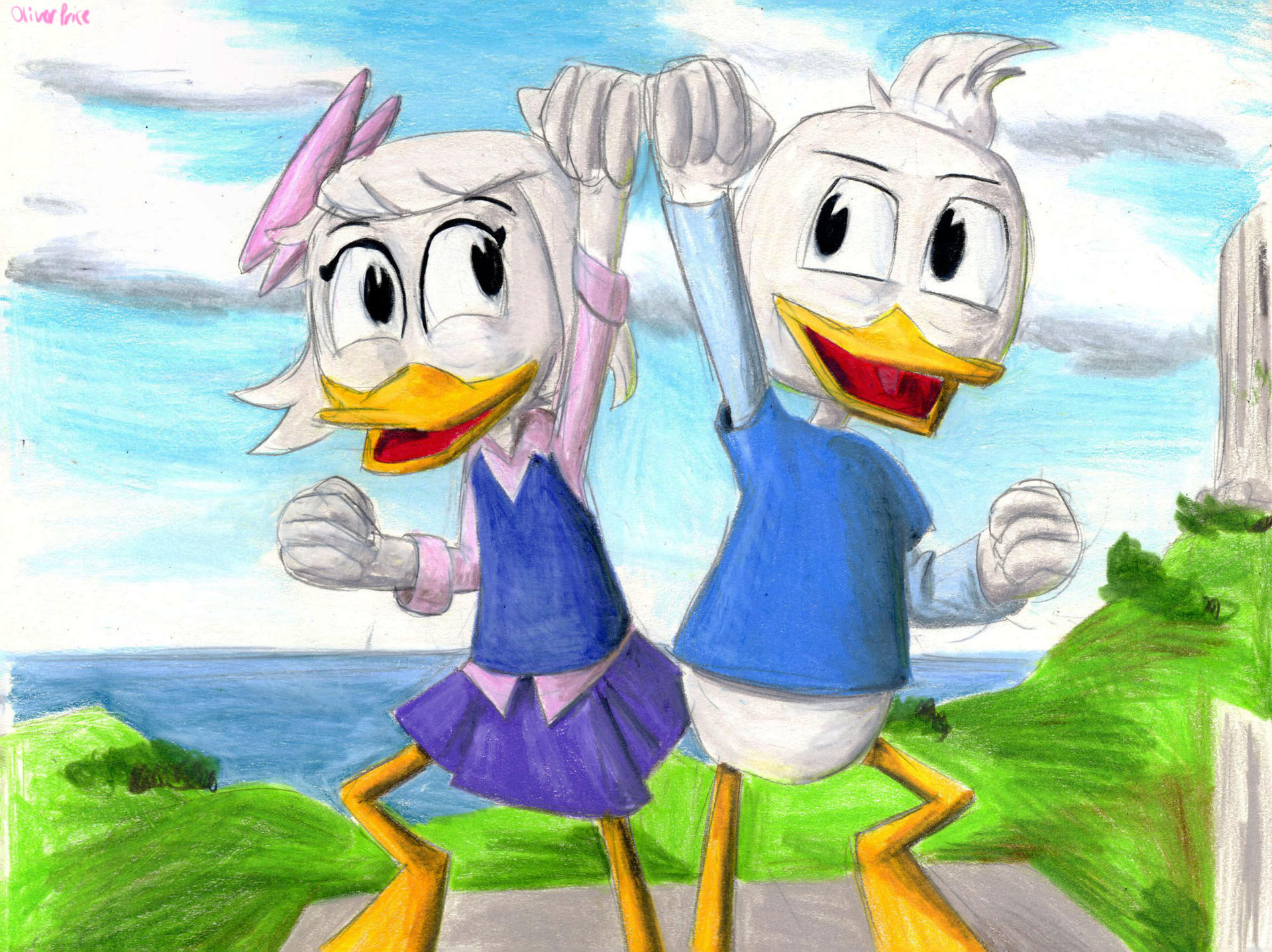 Dewey and Webby by Taipu556 on DeviantArt