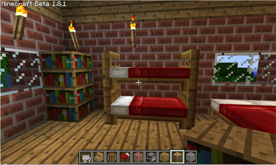 Bunk Bed By Shorrax On Deviantart, How To Make A Bunk Bed In Minecraft With Doors