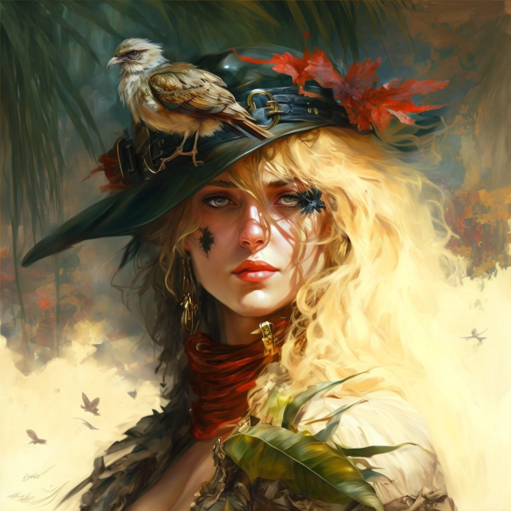 Bird Lady Sign The Bird Lady Portrait by popaiart on DeviantArt
