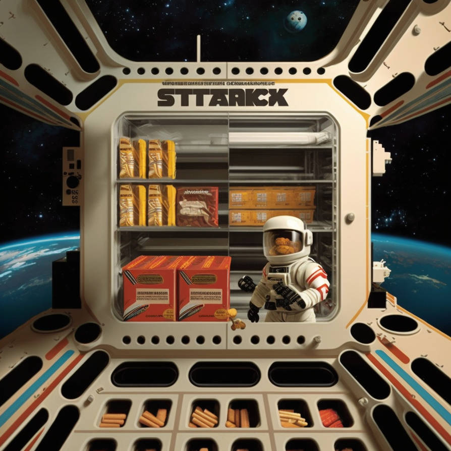 The science of snacks in microgravity