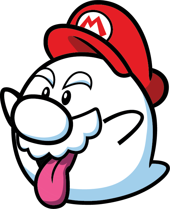 Boo Pacifier Mario Boo Mario by badwolfe-deviant on DeviantArt