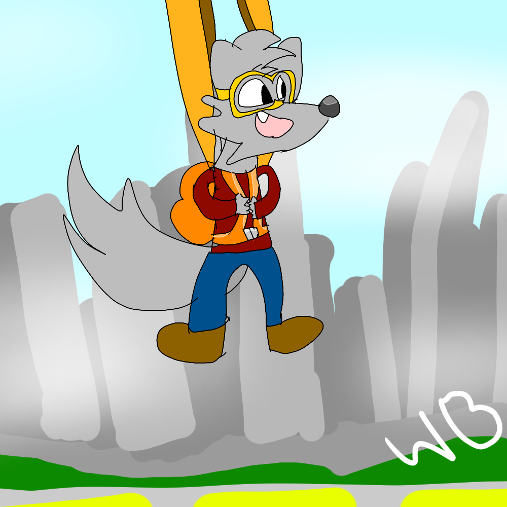 Parachuting Wolves Trc001 Parachute fanart by acethefox2006 on DeviantArt