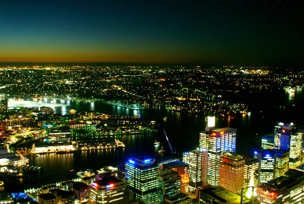 Sydney by night