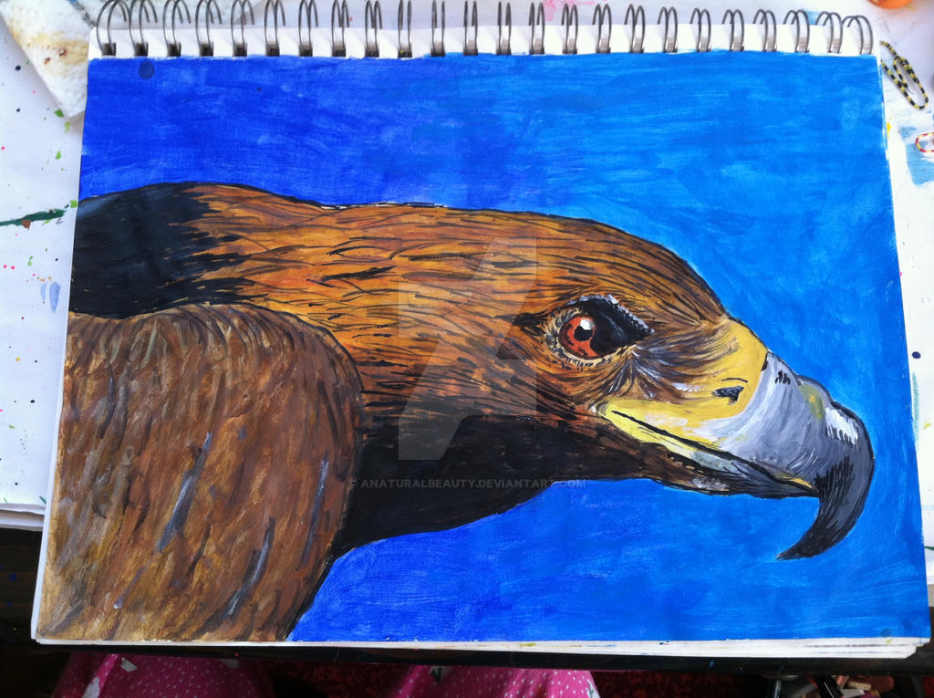 Golden Eagle painting