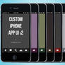 Custom iphone app Psd