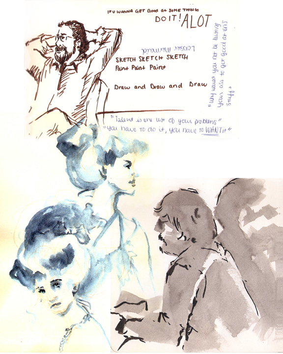 Pratt Sketchbook page