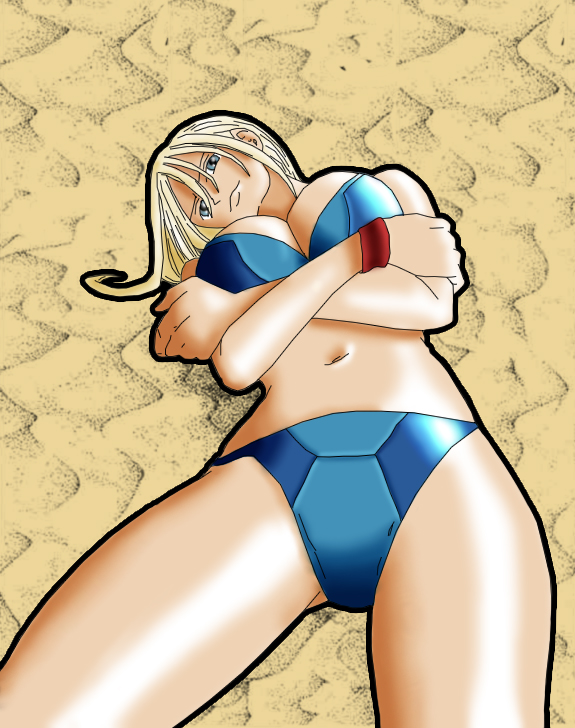 Super Sexy Samus in the Sun