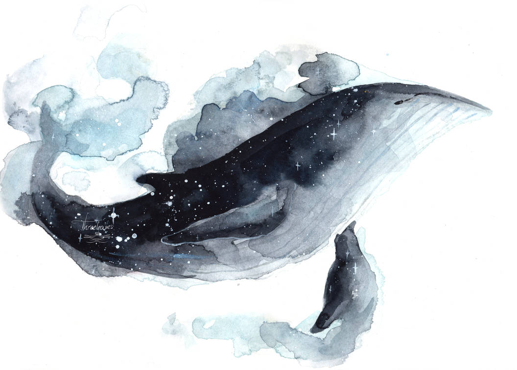 Galaxy Whale by ThreeLeaves