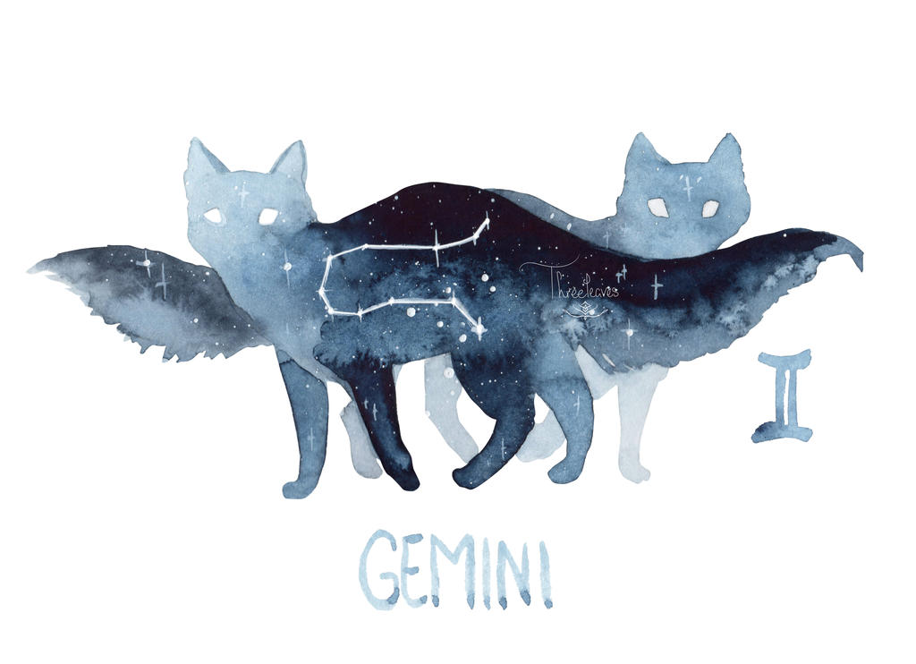 Zodiac Cat Gemini By ThreeLeaves On DeviantArt