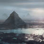 Landscape with pyramids v2