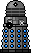 pixel art dalek - classic type