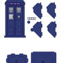 Police box paper model - page2