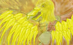 Golden Mechanical Bird by Citrusy-fun