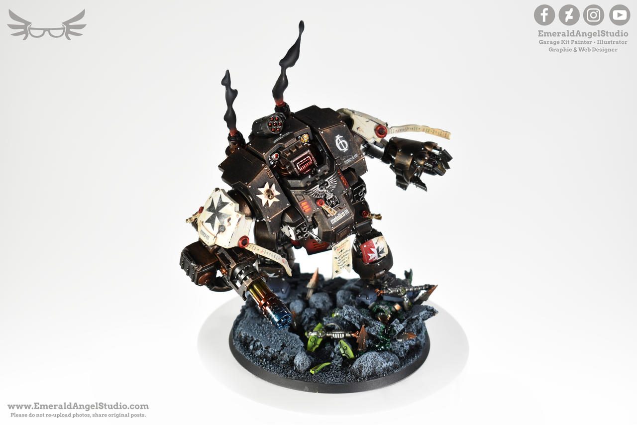 Black Templar Redemptor Dreadnaught by EmeraldAngelStudio
