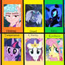 Seven Sins/Seven Virtues Meme (MLP FiM)