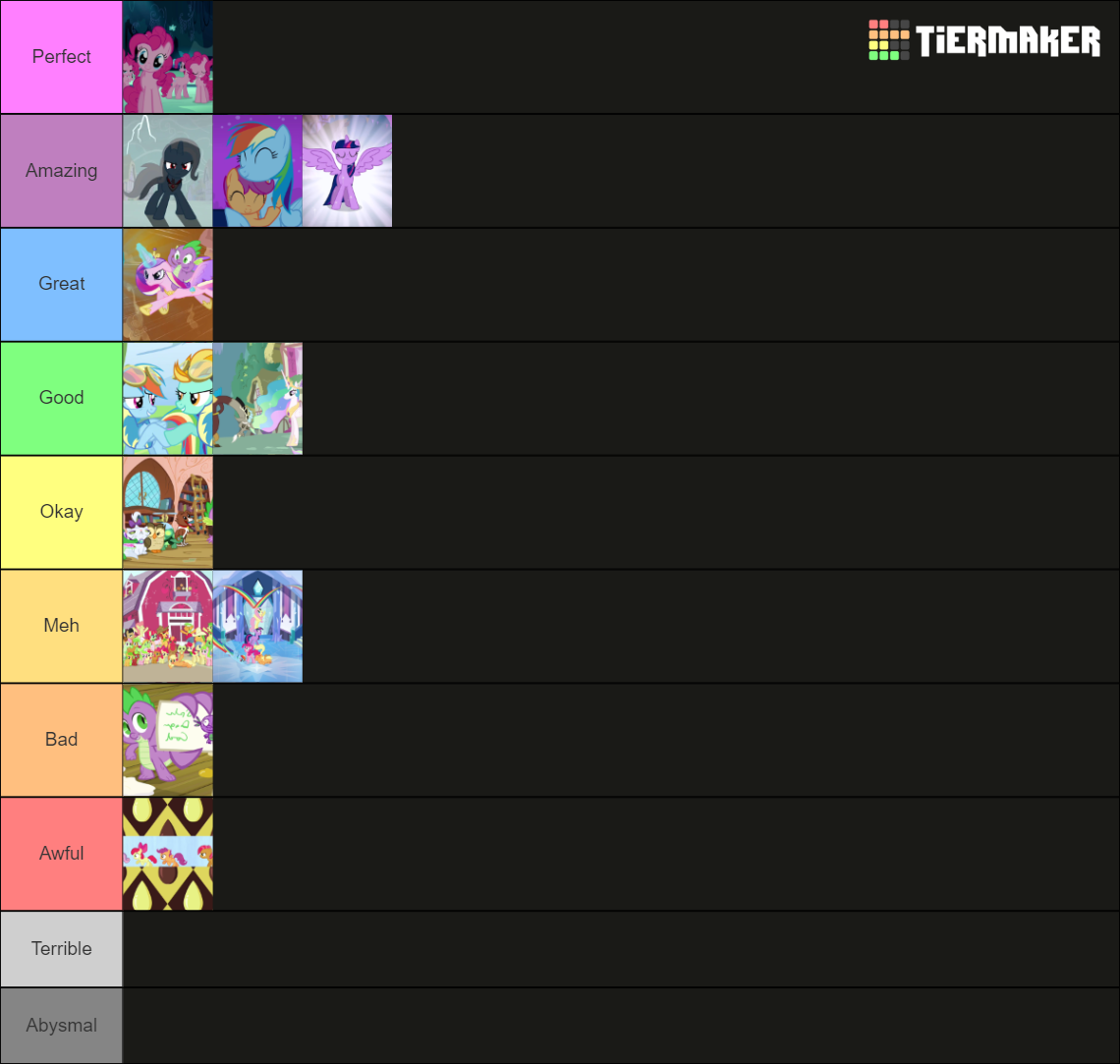 Tantabus Mlp Ranking MLP Season 3 Rankings by MrAnimatedToon on DeviantArt