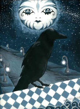 the raven and the moon