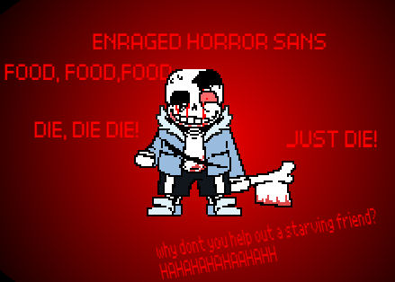 ENRAGED HORROR SANS by ShadowedHallow on DeviantArt