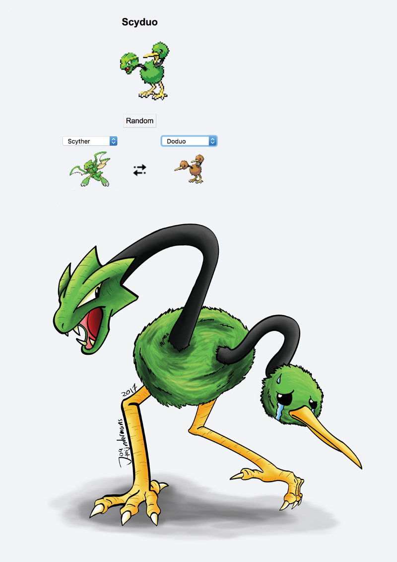 Scyduo - Pokemon Fusion