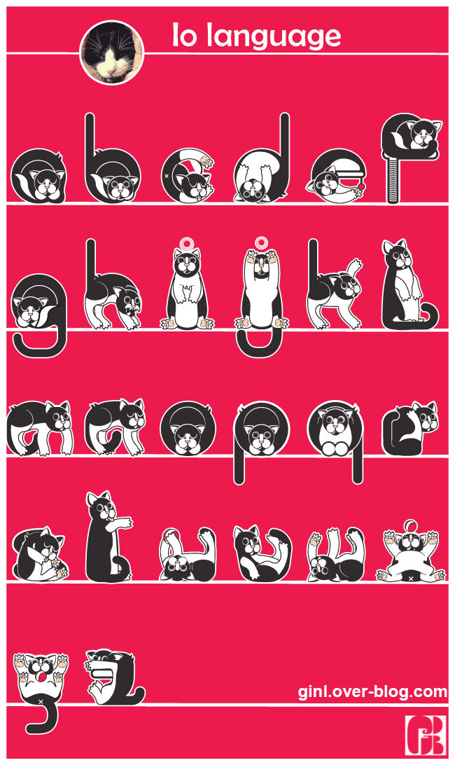 Alphanumeric Cat Characters Cat alphabet by ginL on DeviantArt