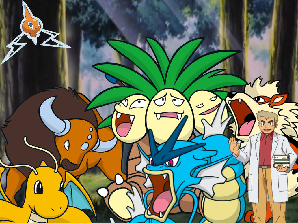 Pokemon: Rise of Heroes - Oak and his Team by RiseOfHeroes on DeviantArt