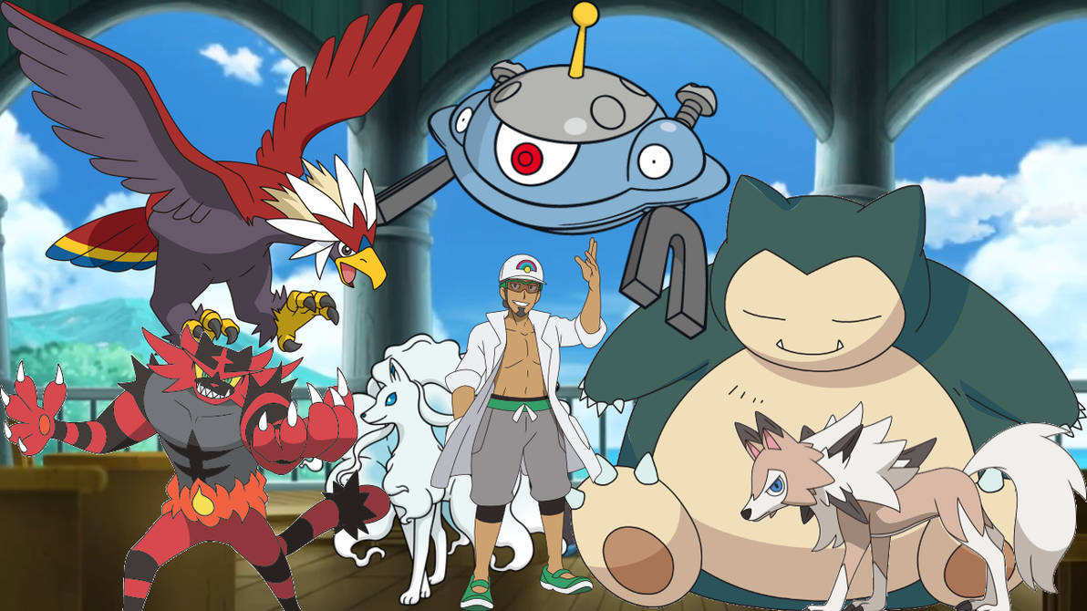 Pokemon: Rise of Heroes - Kukui and his Team by RiseOfHeroes on DeviantArt