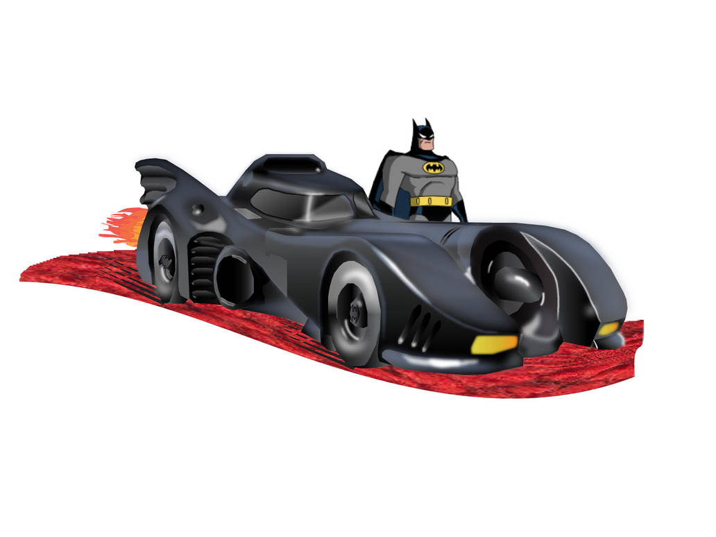 Batmobile Animared Batmobile with Batman Animated by DarkTemper on DeviantArt