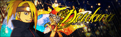 Deidara -- Forum Signature Banner