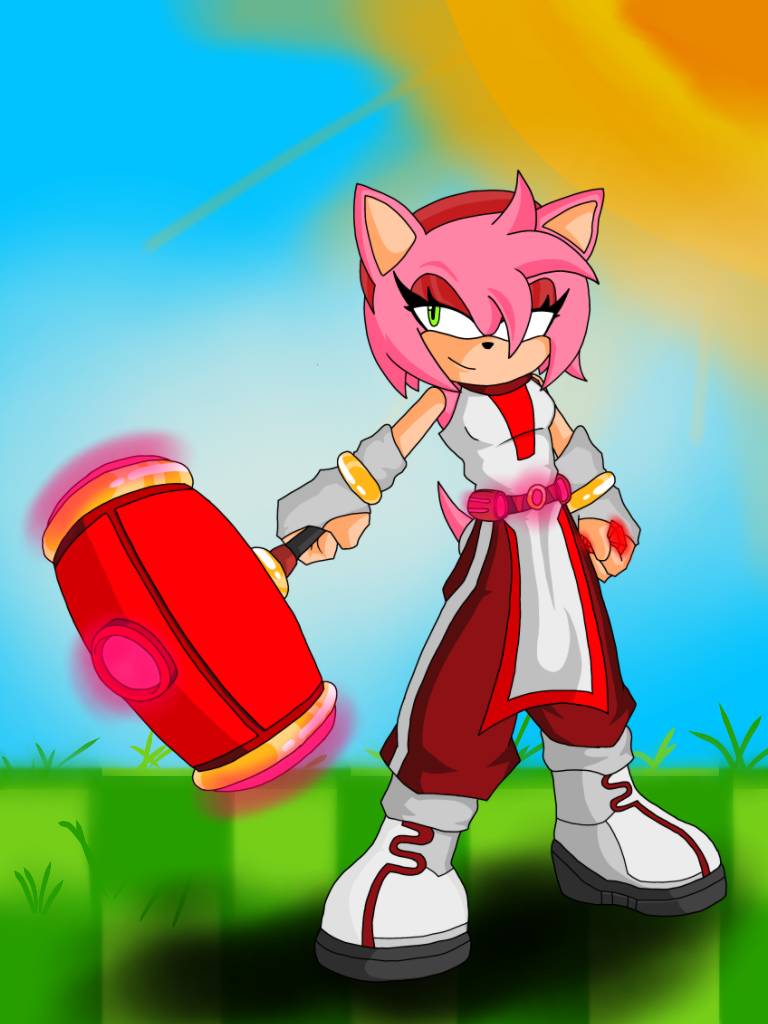 Amy Rose (Redesign) by Symbol88 on DeviantArt