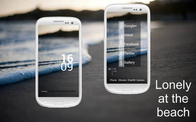 Samsung Galaxy SIII - Lonely at the beach