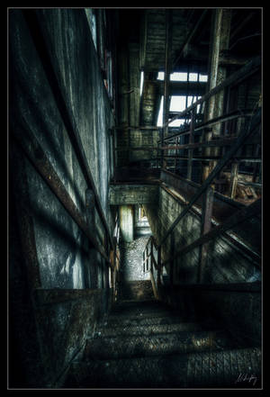 Metallic Stairs by Nichofsky
