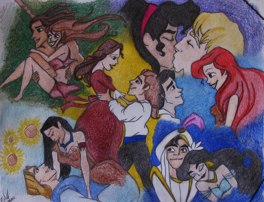 Disney Duo Deviantart Favorite Disney Couples by 81LoisLane on DeviantArt