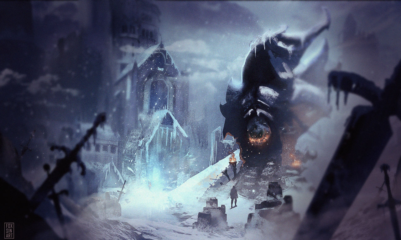 Demon Souls Art Final by FoxSinART on DeviantArt