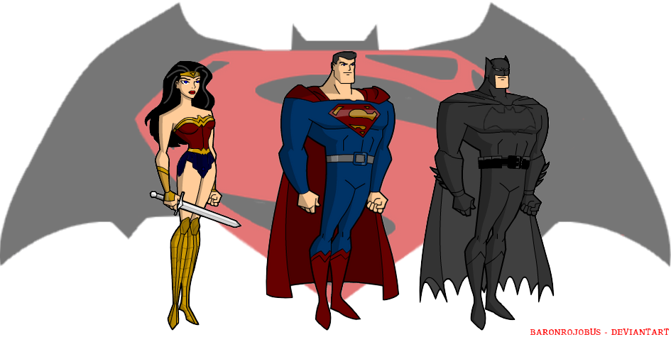 Batman v Superman TAS 1bro by baronrojobus on DeviantArt