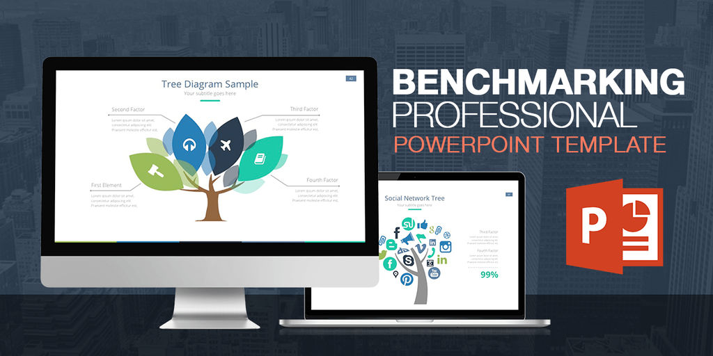 Benchmarking Powerpoint Presentation Template by LouisTwelve-Design on ...