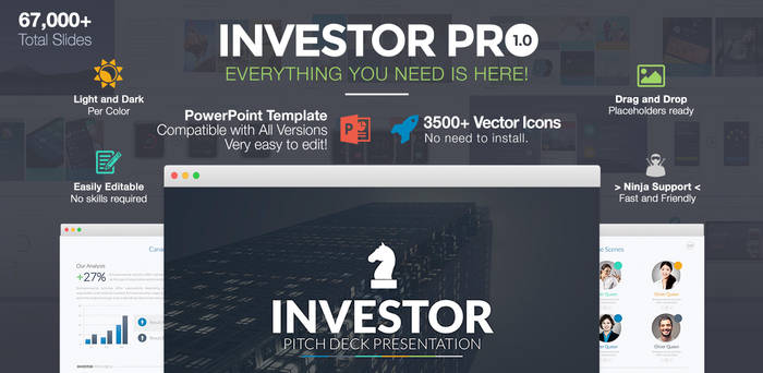 Investor Pitch Deck PowerPoint Template