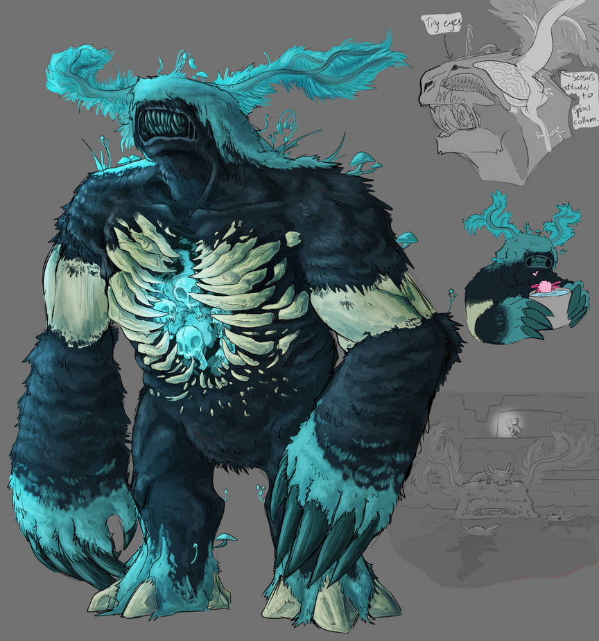 minecraft warden by AlvatheIII on DeviantArt