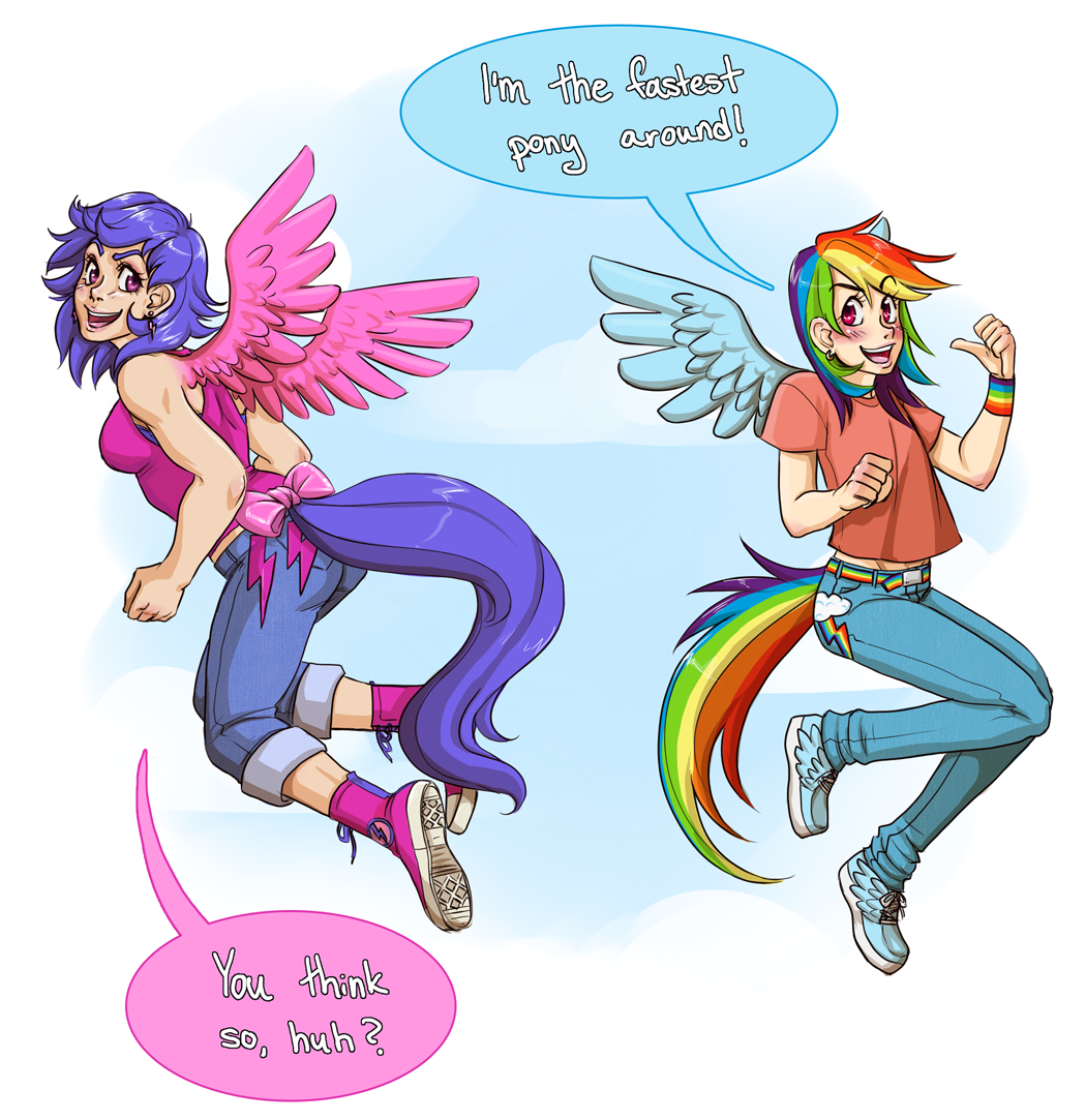 Firefly vs Rainbow Dash