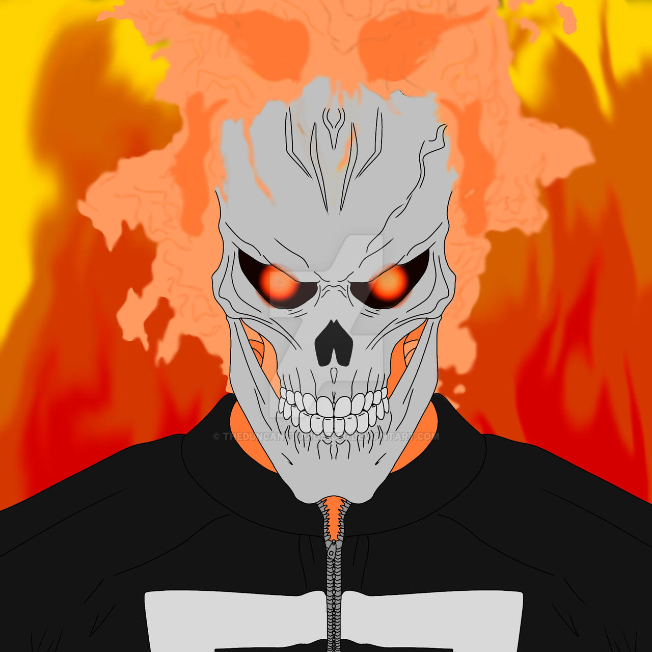 Robbie Reeves Ghost Rider Robbie Reyes Ghost Rider by TheDuncanStudios2000 on DeviantArt