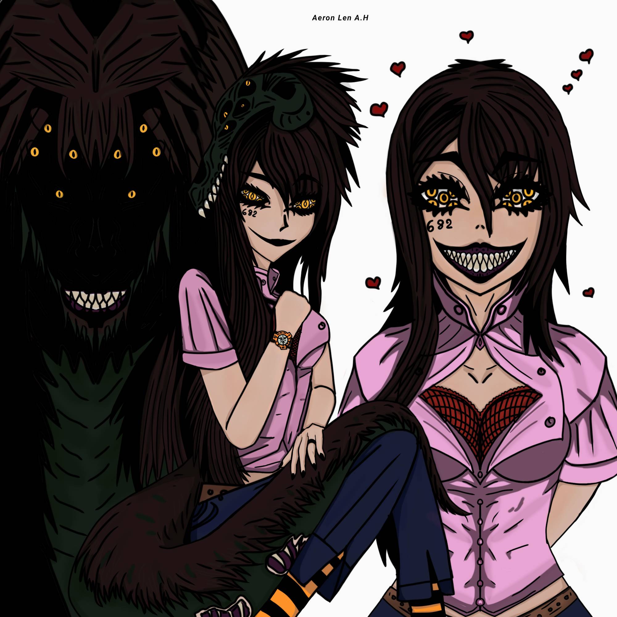 SCP-682 and Kayla Size Comparison by CandiceSCP3015 on DeviantArt