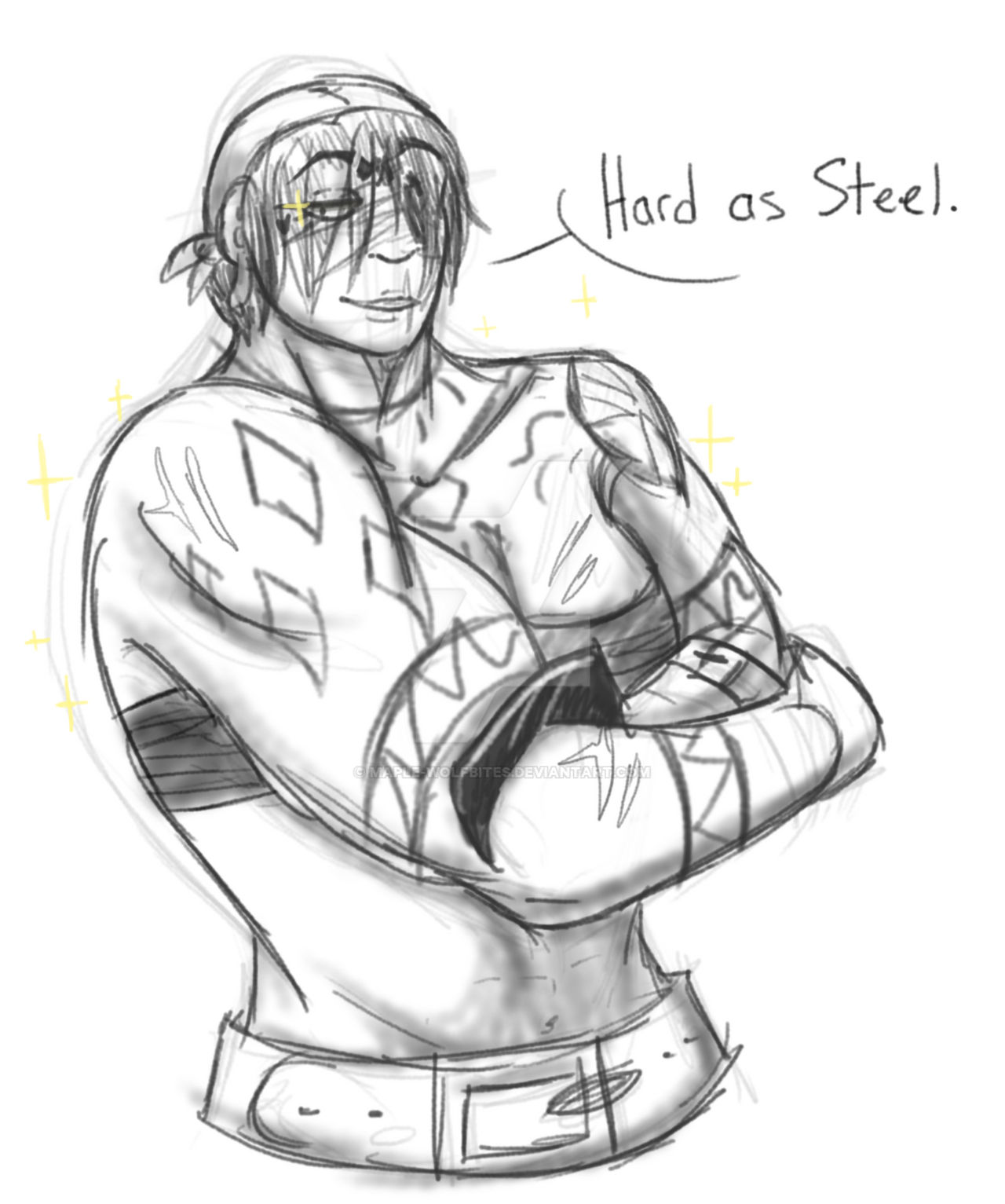 Buff Lady Ilu by Maple-Wolfbites on DeviantArt