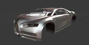 Bugatti Chiron - Abandoned WIP (Blender 3D)